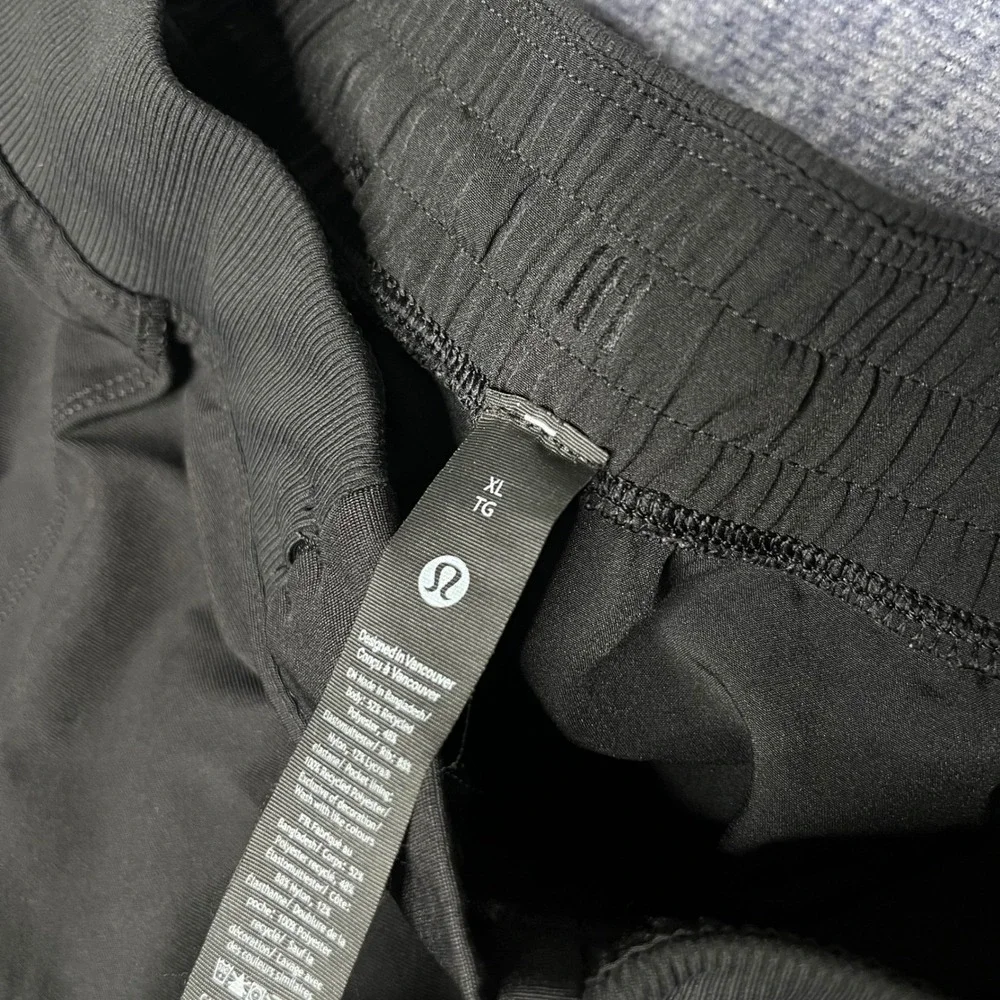 Lululemon ABC Jogger Black Recycled Polyester Blend Mens XL Athletic Pants Read